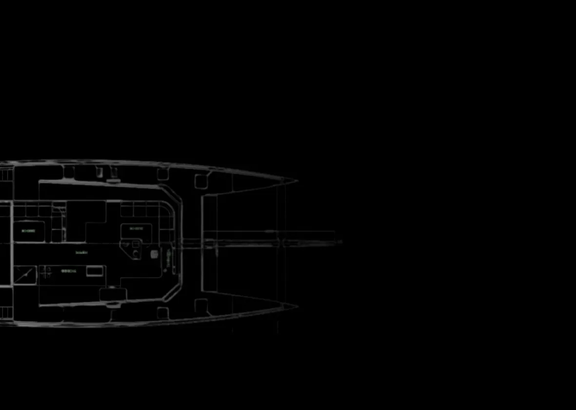 Catamaran half view